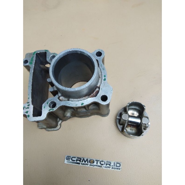original blok block cylinder buring piston seher mx 135 lama old murah