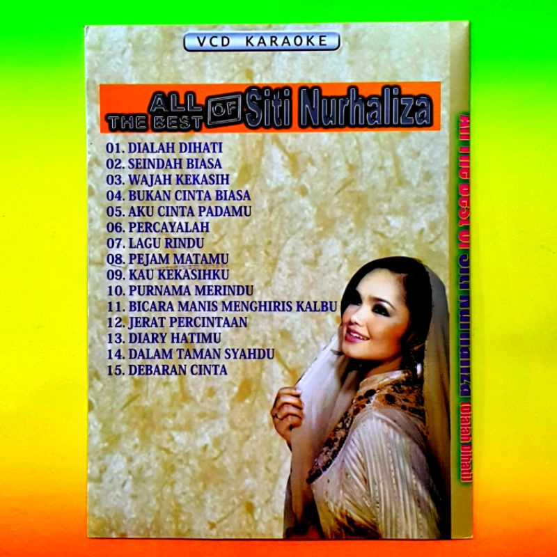 Kaset Karaoke Video Musik Album Lagu Siti Nurhaliza Terpopuler Diva Malaysia Terlaris Lagu Pop New Shopee Indonesia