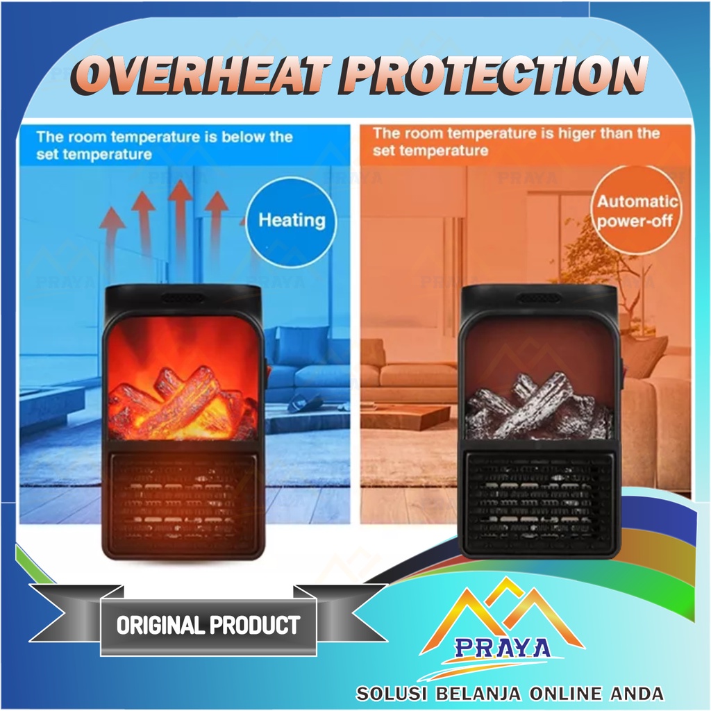 ALAT PENGHANGAT UDARA SMART HEATER DIGITAL WIRELESS HEATER RUANG RUANGAN PORTABLE