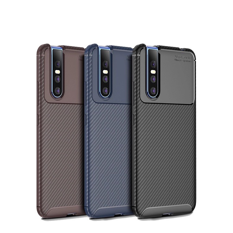 CASE VIVO V15 CASE SOFTCASE SHOCKPROOF CARBON AUTOFOCUS ORIGINAL