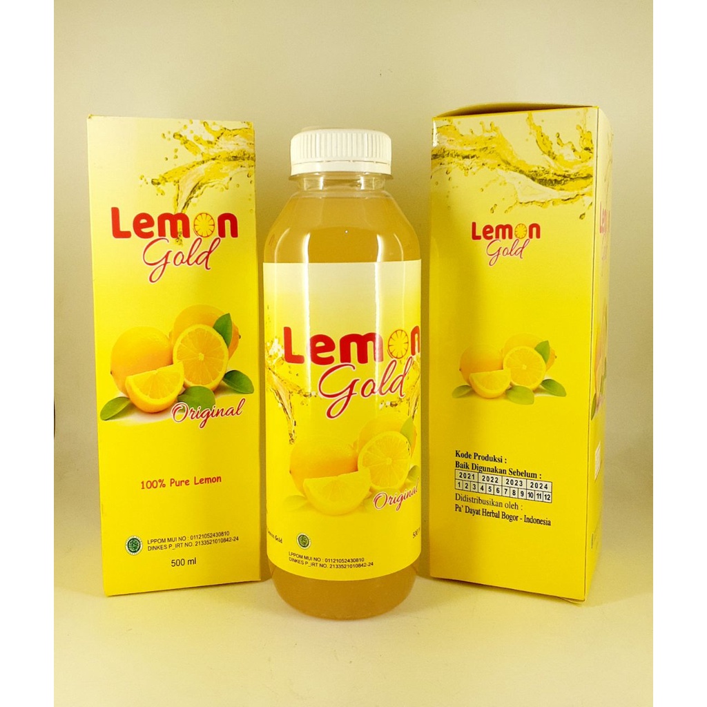 

Lemon Gold 500 ml Original ( 100% Pure Lemon )
