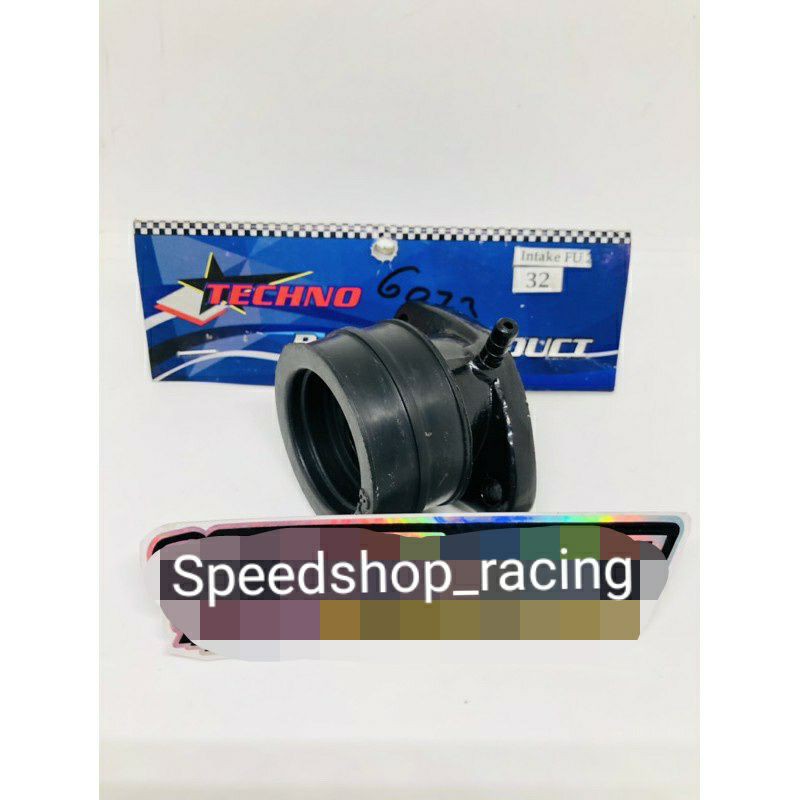 Intake intek manifold Satria FU 150 FU Barong FU FL ukuran 32mm 34mm Karbu PE-PWK-PWL-SUDCO-UMA-CPO