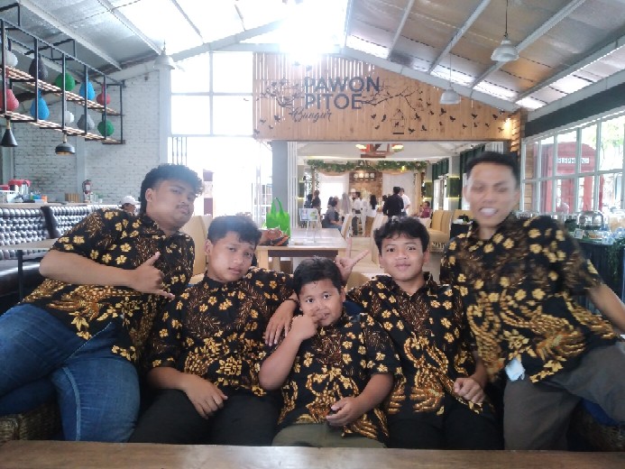 Bswart Batik Hrb026 Kenongo Hem Pendek Padi Pekalongan M L Xl Xxl  Batik Pria Murah Modern L