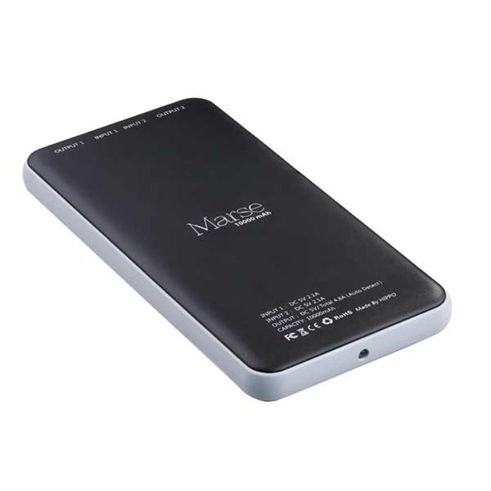 ORIGINAL Hippo Marse Powerbank 10000 mAh Simple Pack Garansi 1 Tahun TERBAIK