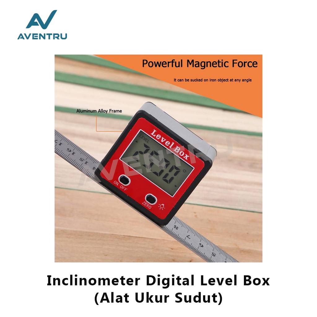 Inclinometer Digital Level Box Alat Ukur Sudut Kemiringan Digital