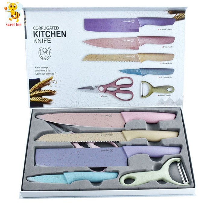 soomi macaroon knife set Food Grade Ceramic Coating