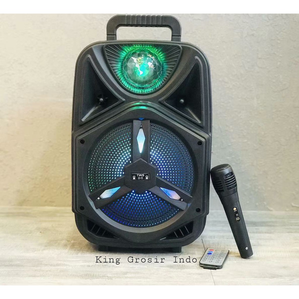 Speaker Bluetooth Tipe DS-1002 Jumbo ( Remote Kontrol , Plus Mic )