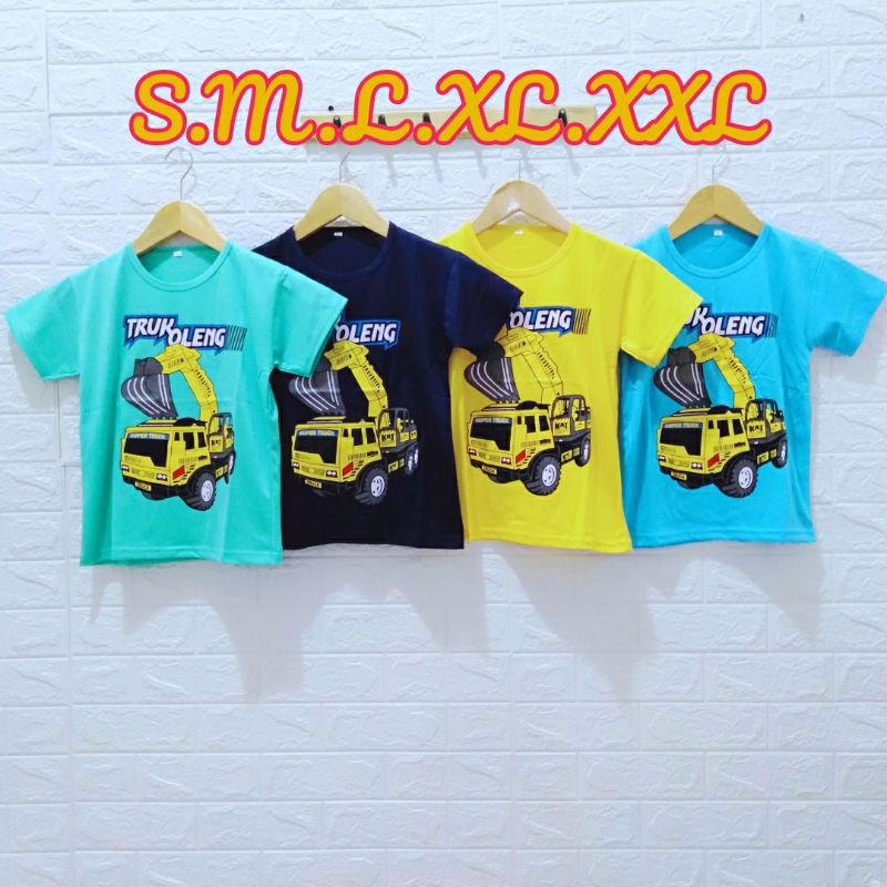 KAOS ANAK HALUS TRUK OLENG S.M.L.XL.XXL