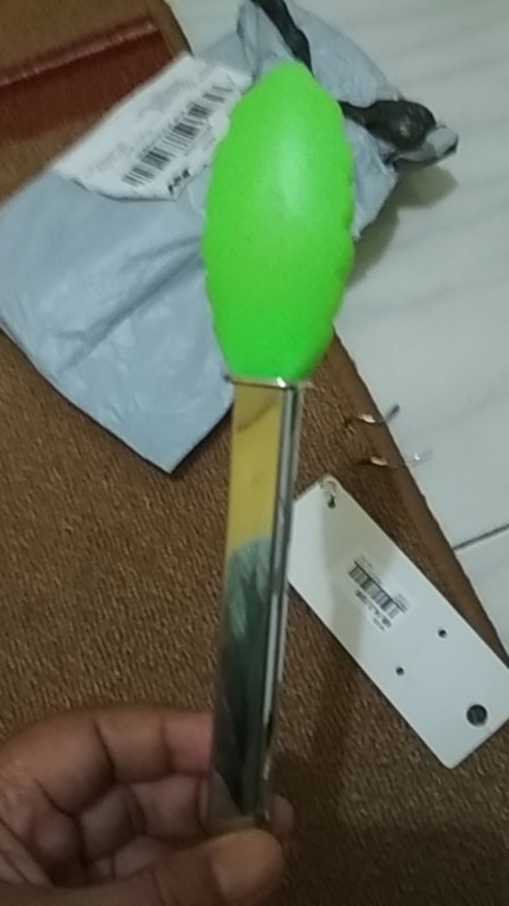 Capitan Untuk Menyajikan Bbq Salad: Peralatan Dapur Bahan Stainless Steel Dan Silikon