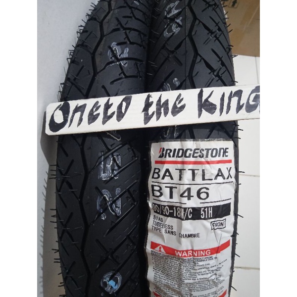 Ban Battlax BT46 90 90 R18 produksi terbaru Original bridgestone touring tubbles tire