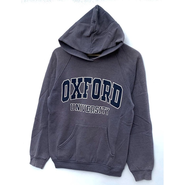 HOODIE UNISEX CASUAL OXFORD UNIVERSITY FLEECE TEBAL HALUS PREMIUM TERBARU,