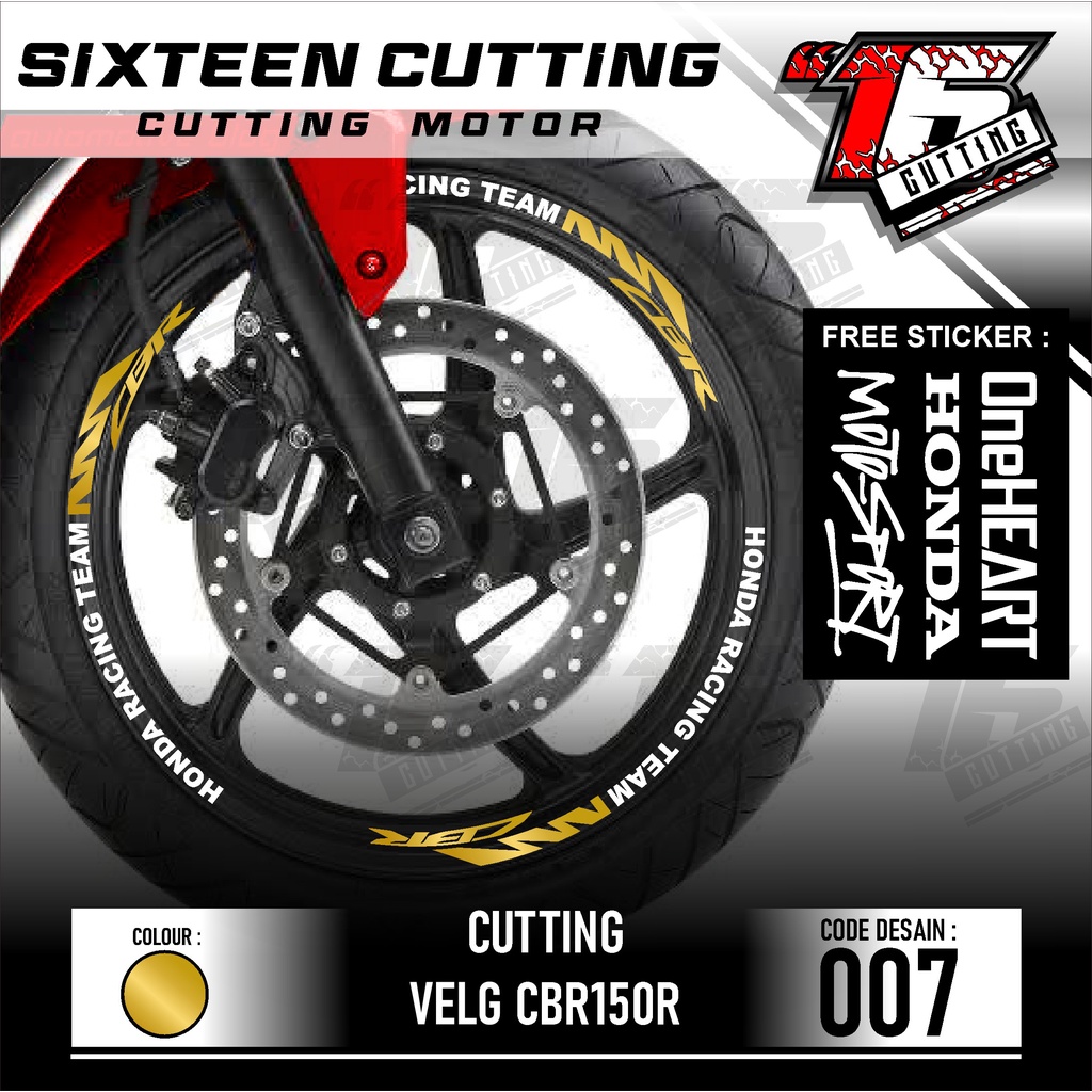 Jual Stiker Velg Cbr R List Velg Cbr R Stiker Velg Motor Cbr R List Velg Honda Cbr R