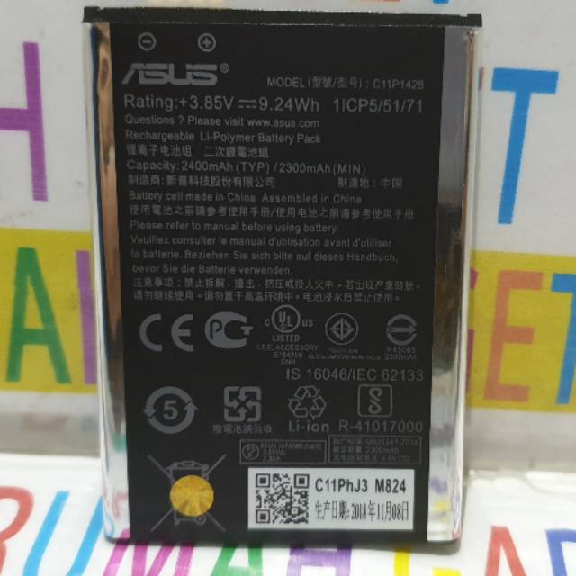 BATERAI ZENFONE GO X014D/ ZB452KG INCH ORG