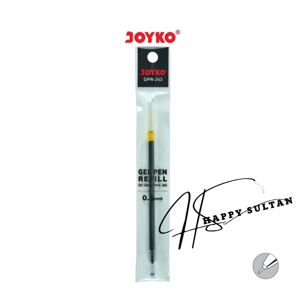 

JOYKO Gel Pen Refill Isi Ulang Pen Isi Pulpen Joyko GPR-263 0.5 mm Tinta Pulpen