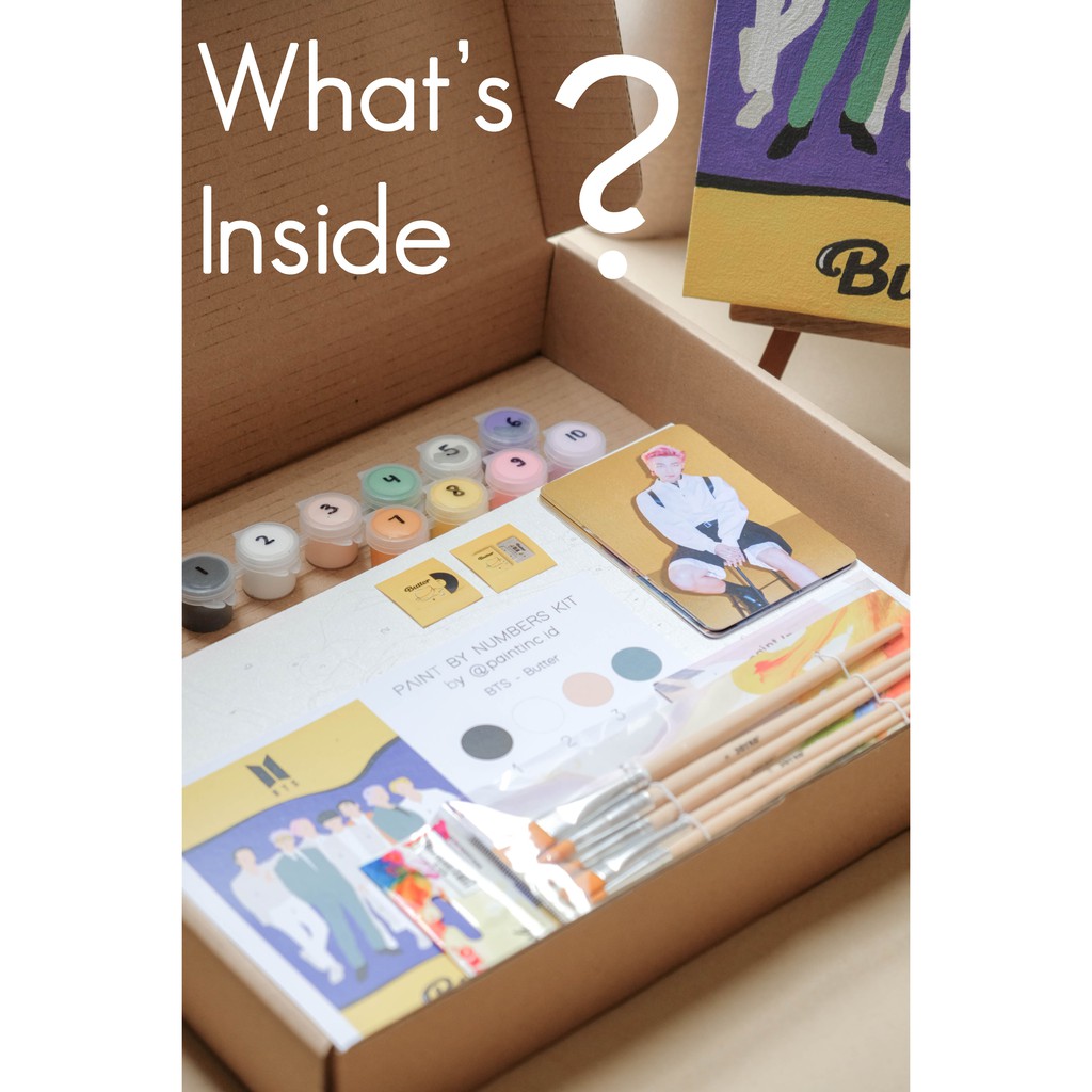 

RB Paint by Numbers Kit: BTS - Butter Paint Inc. ID Paint by Number Painting Kit