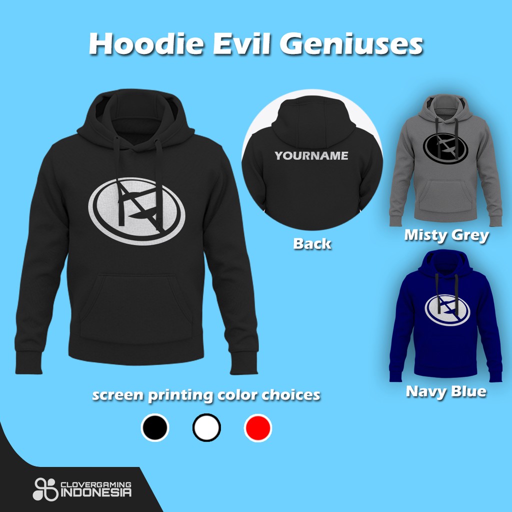 Hoodie Evil Geniuses Logo - Premium Hoodie