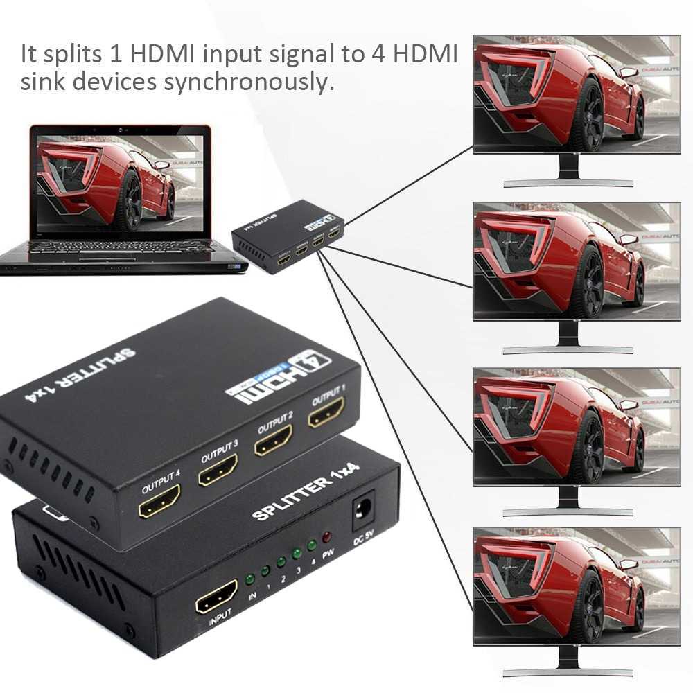 AIXXCO HDMI Splitter 1x4 4K - PC-48 ( Mughnii )