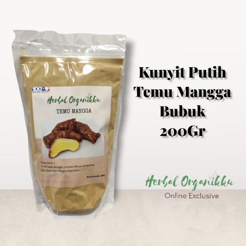 

Kunyit Putih Temu Mangga Bubuk 100 & 200gr | White Tumeric Curcuma Mangga