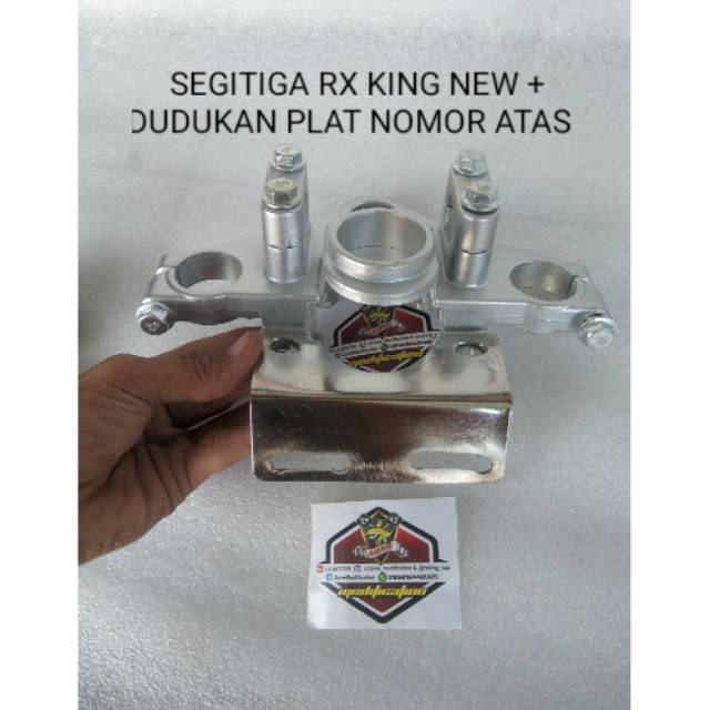 SEGITIGA ATAS RX KING NEW PLUS DUDUKAN PLAT NOMOR ATAS