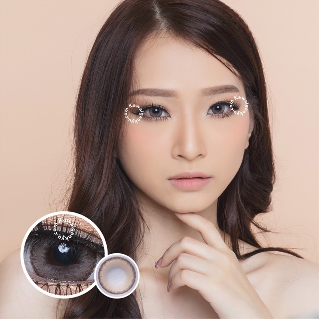 KawaiGankyu softlens - Princess luna natural cacao (1botol)