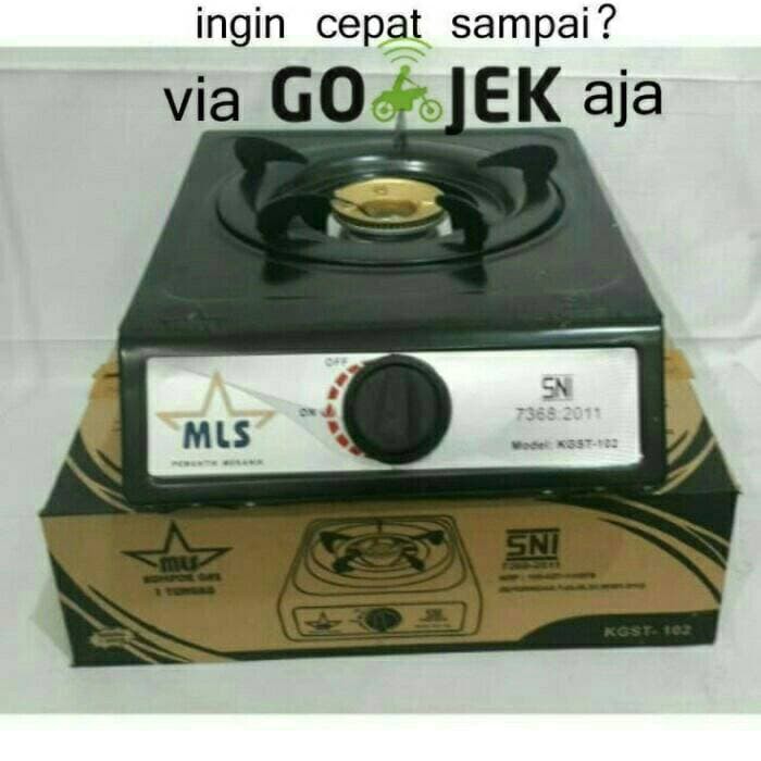 Kompor Gas 1 Tungku merk MLS KGST 102 SNI