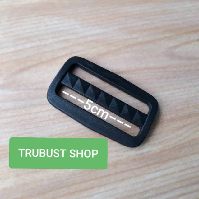 Ring jalan plaatik pp ukuran 5cm warna hitam jual per 1pc