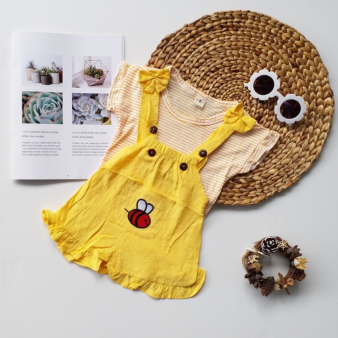 HappyOliver ANSOP HEALTHY BEE 1902 EBV Baju Anak Laki Laki Perempuan Import Model Jumpsuit Overal