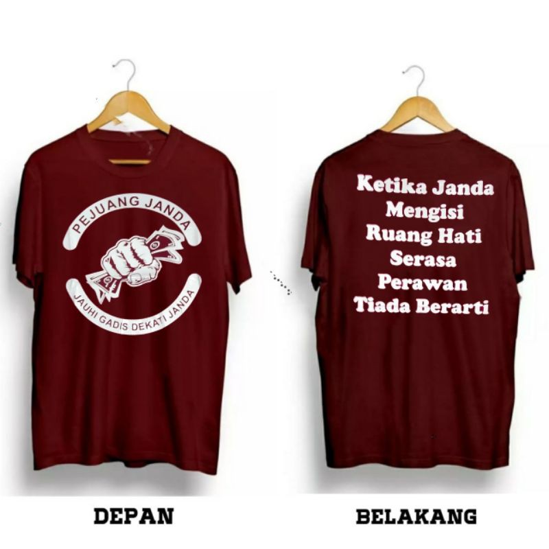 Kaos Pejuang Janda / Kaos Distro Pejuang Janda / Kaos Kata-kata / Kaos Distro / Kaos Murah / Kaos Ok