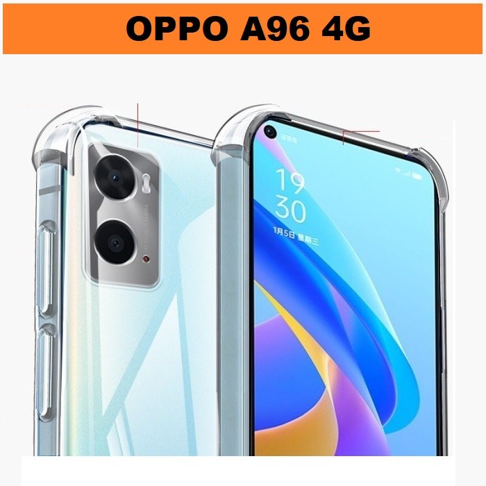 Soft Case Silikon Oppo A36 A76 A96 4G A57 4G / A77s Bening Transparant Airbag Anti Crack Tebal