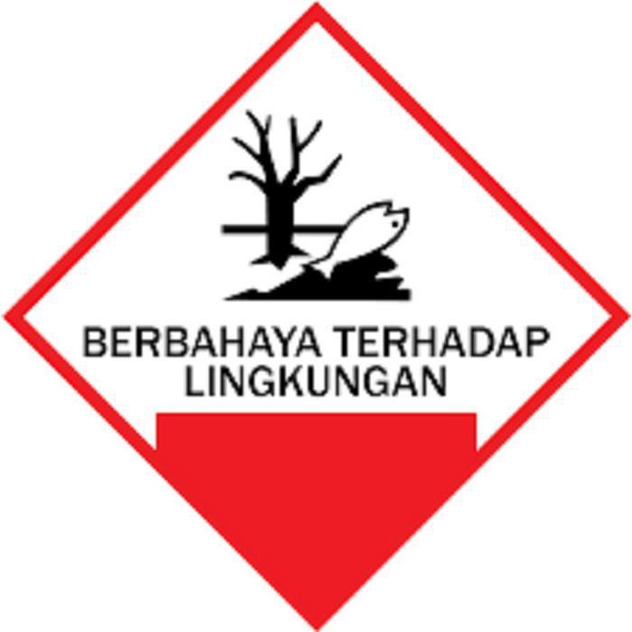 Unik Sign Sticker Berbahaya Terhadap Lingkungan Uk X Cm Limbah B