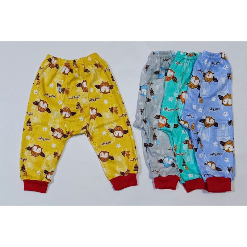 Celana Panjang Bayi Y-Lin SNI MOTIF Size S M L XL 0-2 Tahun Bahan 100% Cotton Halus Lembut Celana Bayi SNI Perlengkapan Bayi Baru Lahir