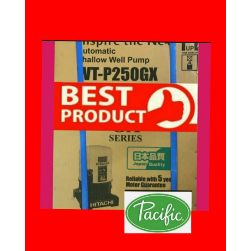 pompa air itachi wtp 250 semi jet pump pendorong