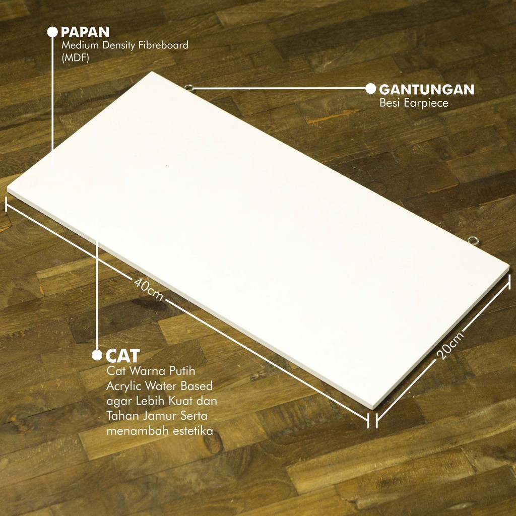 Wooden Projects Wall decor pajangan dinding dapur shabbychic unik - KCS14-2