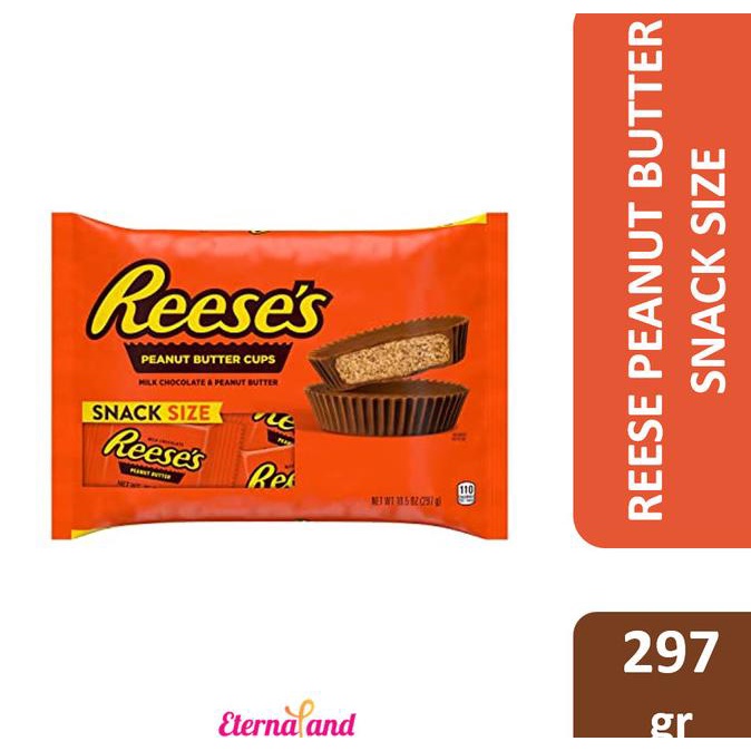 

Reeses Peanut Butter Cups Snack Size - Reese Cokelat Selai Kacang