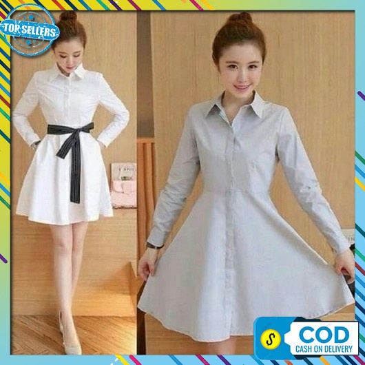 Dress  Baju Natal Motif Simpel Party Kekinian Kekinian Vneck Dres Pesta Gaun Pesta Bahan Adem Korean
