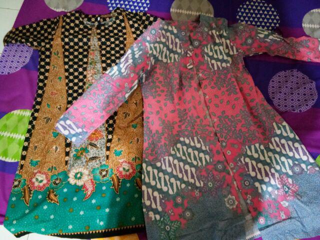 Murah Terlaris Serut Genes Jelita Tunic Navbor Yelbor Whitbor Creambor Tunik Batik