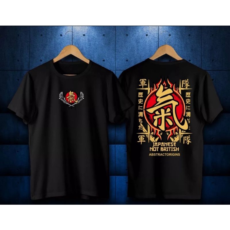 bayar di tempat kaos t-shirt pria motif kanji japanes not british baju kaos distro pria wanita terlaris dan termurah 2022