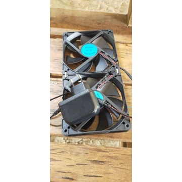 Kipas Fan aquascape BESAR Double 12x12cm pendingin air Aquascape aquarium