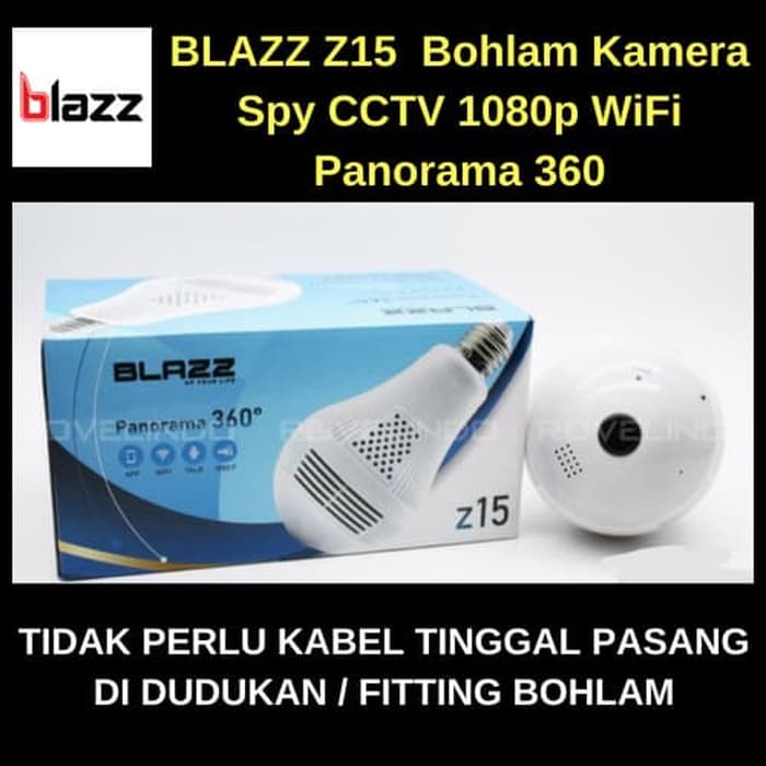 Termurah CCTV Wifi IP Camera Bohlam Blazz 1080p Full HD Garansi 1 Tahun
