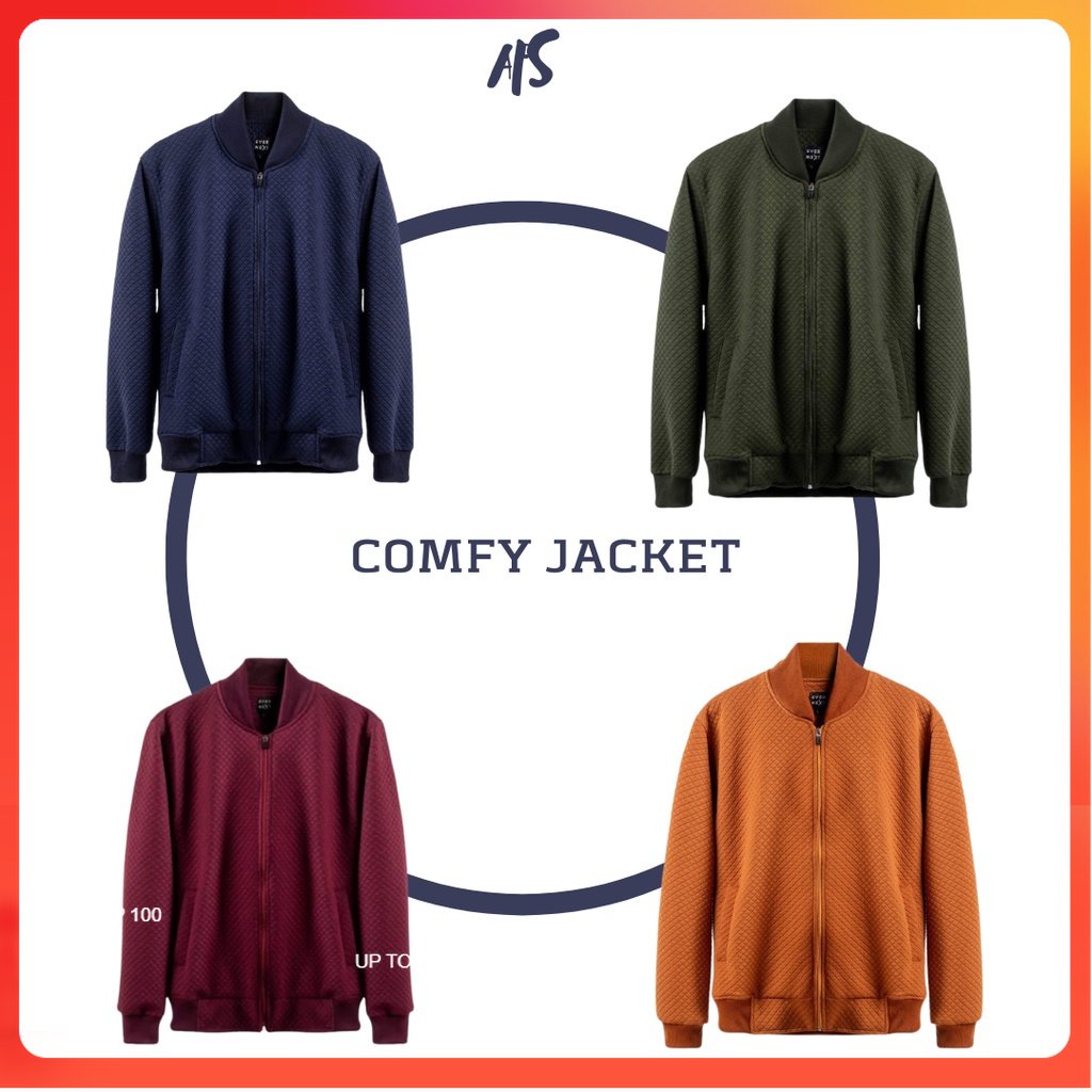 COMFY JACKET / JAKET COMFY PRIA / JAKET BOMBER COMFY / COMFY JAKET PREMIUM