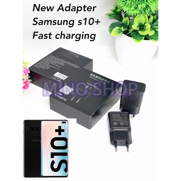 BATOK CHARGER - ADAPTOR CHARGER ORI SAMSUNG S10+ QUALCOM 3.0 FAST CHARGING