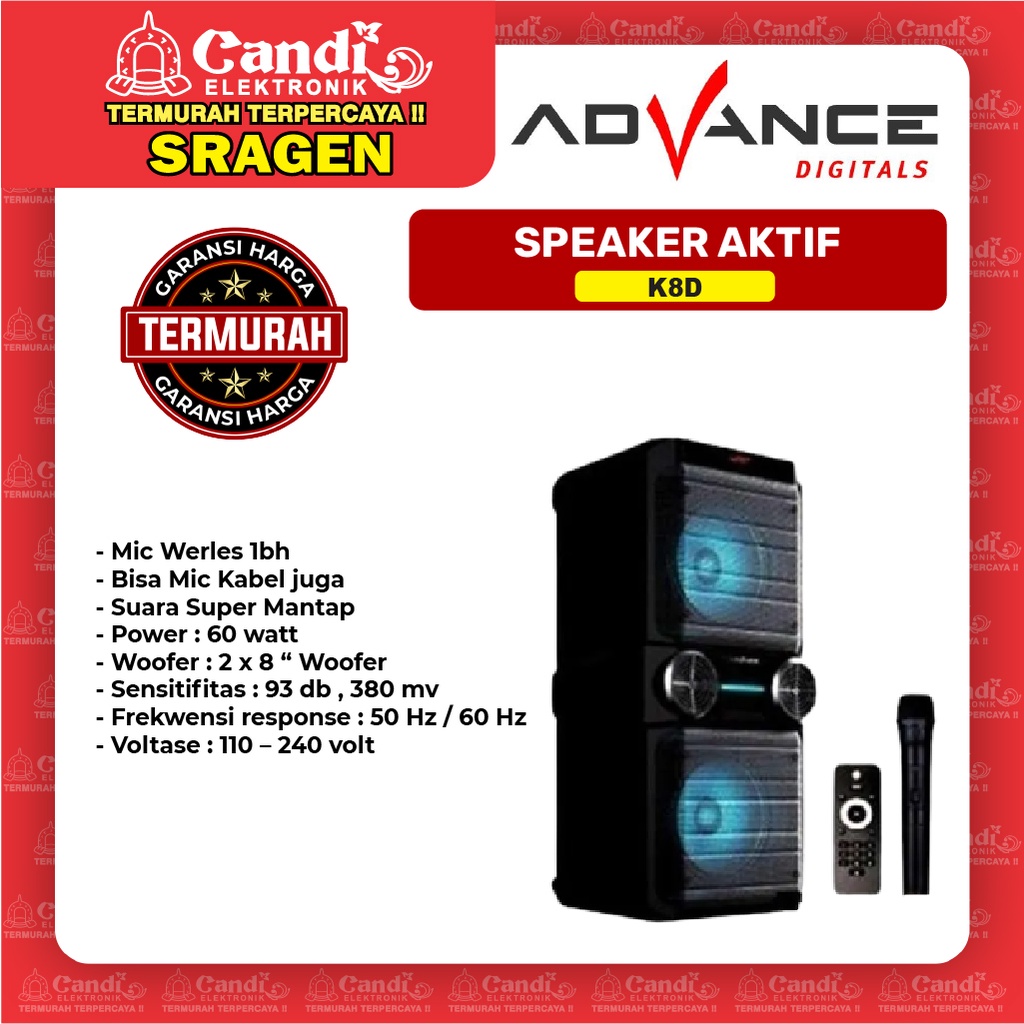 ADVANCE Speaker Aktif K8D