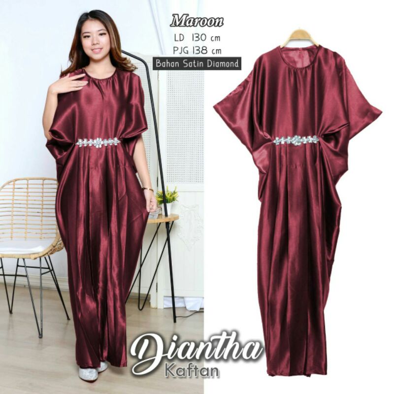 Diantha kaftan cantik bahan bagus