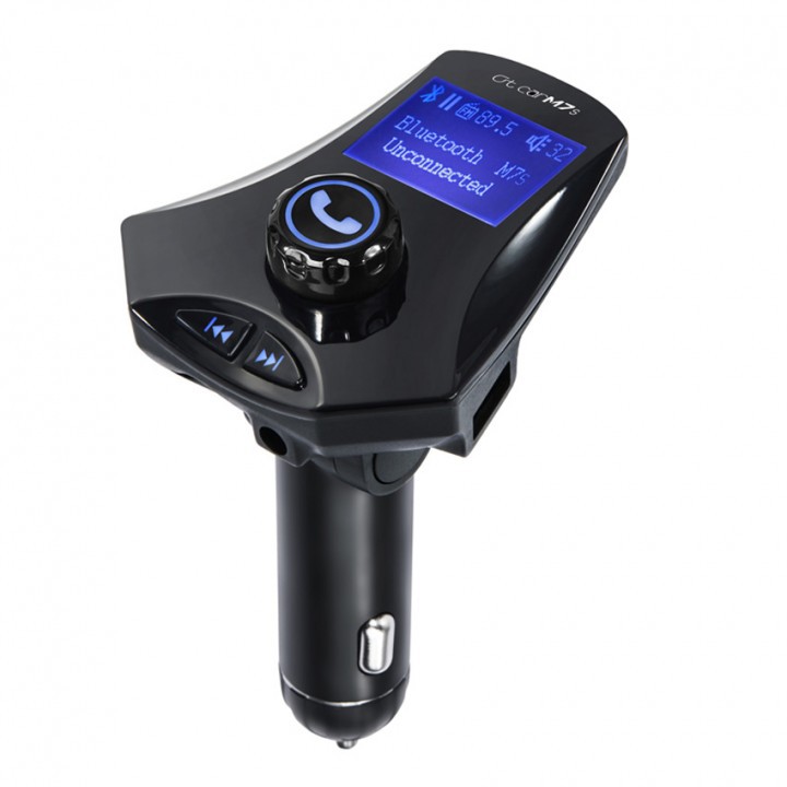 M7S Bluetooth Car Charger MP3 Player BluetoothKit FM Transmitter TF Card U-Disk Port