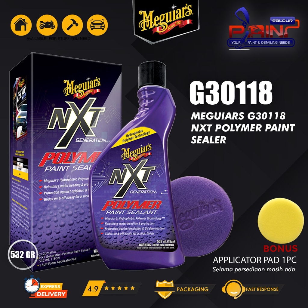 Meguiars - Meguiar's G30118 NXT Polymer Paint Sealant 532ml