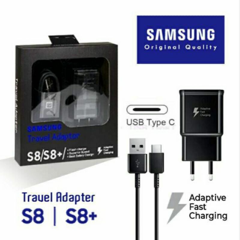 Charger SAMSUNG Type C fast charging S8 S9 S10 Note 8 9 A20 A50 A70