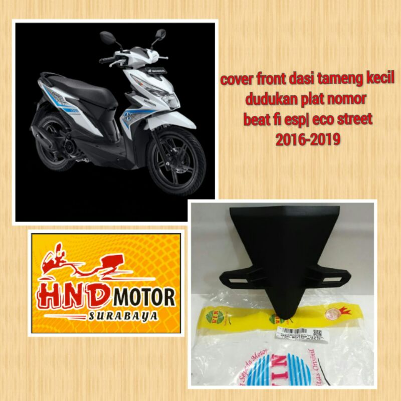 Tameng Tebeng Dasi Dada Panel Cover Plat Nopol Beat Fi Esp Eco Street K81 2016 2017 2018 2019 Ori Wi