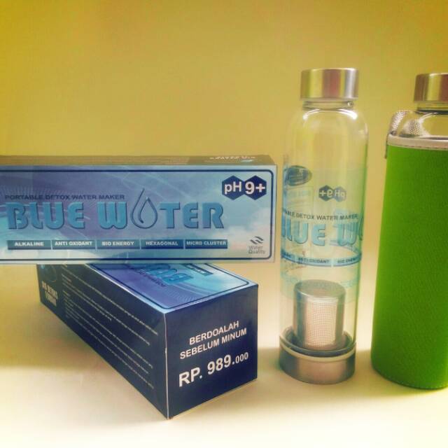 

Blue water penghasil air Alkali pH 9