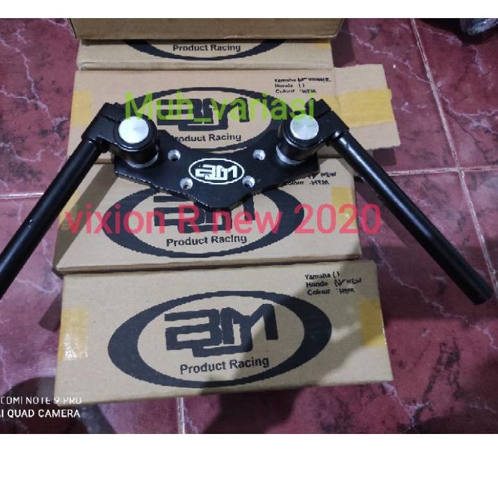 Penjualan Terbanyak.. Stang jepit plus dudukan vixion r new 2020 /new/old CB150 R NEW DAN Old verza 