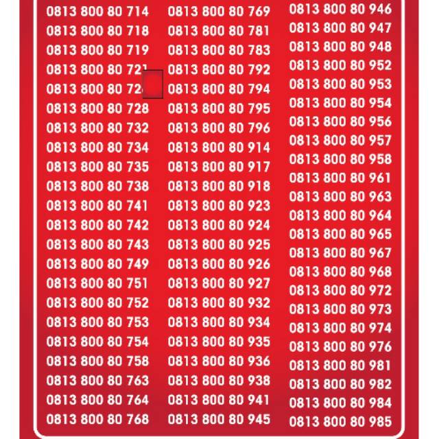 No Cantik simpati 0813 800 80 xxx